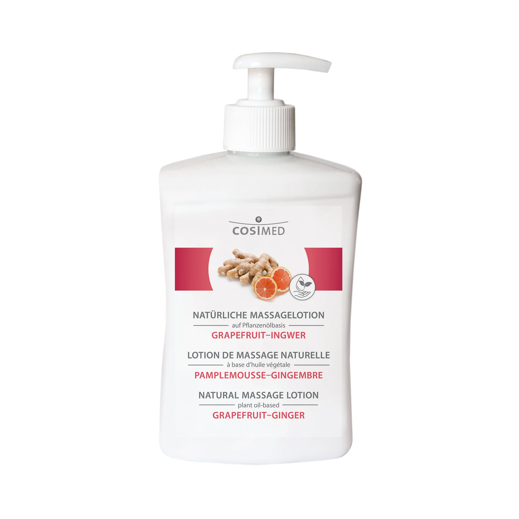 Natürliche Massagelotion Grapefruit-Ingwer